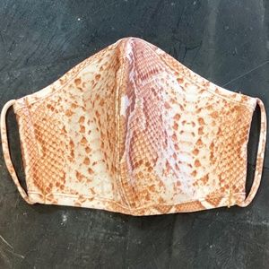 Snake Print Face Mask